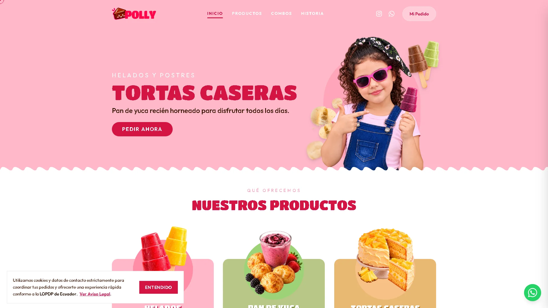 Sweet Polly Pop artisanal storefront